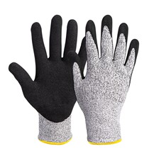 Deli anti-cut gloves nitrile coated gloves wear-resistant non-slip thickened anti-cut work gloves DL521041