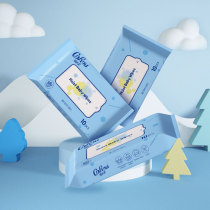 U First try Kexin soft baby thickened pearl pattern wipes 10 pumps*3 packs