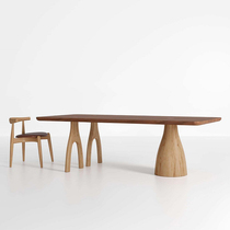 Nordic style solid wood conference table famous long table Workbench living room negotiation table desk simple modern desk