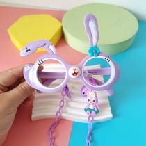 Star Della Childrens Eye Frames without lenses Silicone Cute Princess Toy Fashion Cartoon Trim