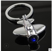 Creative Promotional Items Fighter Keychain Small Plane Model Pendant Factory Direct Sales