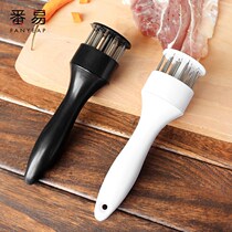 Insert meat needle stainless steel pine meat pork skin pork hammer buckle meat needle broken tendons beef row needle beating meat punch beef