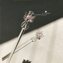 Suitable for Starbucks glass angel glass mixing rod coffee milk powder mixing rod long handle fairy drainage Rod