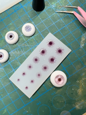 taobao agent [Collection 5] BJD resin eye filling mold collection ring -shaped eye pattern