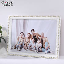 European style family photo frame custom wash photos made of 12 16 24 30 inch creative photo frame zoom wall hanging