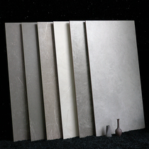 Gray cement brick big board tile 600x1200 living room antique brick matte non-slip tile Bed and breakfast restaurant wall tile