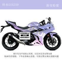 Suitable for Suzuki GSX250R modified body decal full car sticker print animation gsx250 protective car film