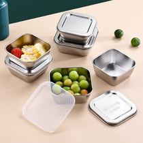 Special box for food sample retention 304 stainless steel kindergarten with lid School hotel canteen dish sample retention box Square