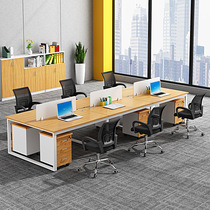 Office Furniture Company Staff Employee Staff Desk Single-four-person six-person desk chair combination table