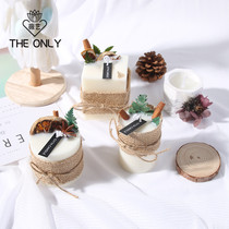 Wei Yi plant scented candles soothe the nerves and help sleep supplies Household indoor long-lasting candlestick gifts Flower shop decorations
