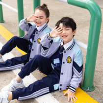 Primary school uniforms three-piece kindergarten Garden uniforms Spring and autumn costumes Korean version of boys and girls class uniforms sportswear suits