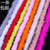 2 M 18 color full velvet Turkey wool jewelry crafts wedding decoration feather clothing accessories