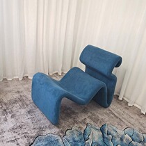 Nordic special-shaped FRP chair designer sofa recliner folding chair m-shaped chair curve chair S-shaped chair S-shaped chair