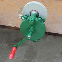 Non-electric desktop hand-cranked grinder electric grindstone grinding stone swinging blade polishing machine sharpener