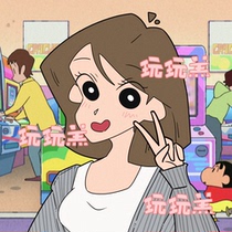 Playing with lamb crayons Xiaanxin Nana style draft hand-painted cartoon head portrait Q version cute comics day