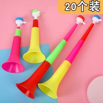 Children can blow three large stretch props stalls toys baby musical instruments childrens activities cheer