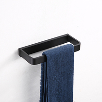 Export Germany high-end all-copper black bathroom towel ring sanitary towel rack short 20cm hardware pendant