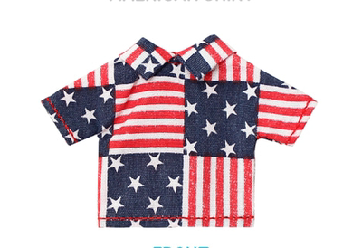 taobao agent NINIMAL baby clothes OB11 ribbon pattern shirt pre-order group purchase 12 points free international ring juice