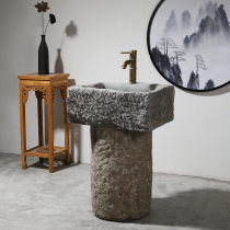 Old Stone Trough Washbasin Round Wash Basin Round Washstand Outdoor Sink Patio Stone Mound Pool Stone Basin Laundry Tank Mop Pool