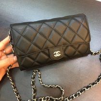2021 Korean version of the new Joker chain Womens Small bag high fortune bag crossbody shoulder imported inside and outside calfskin
