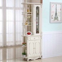 European-style wine cabinet entrance cabinet living room partition cabinet screen cabinet double-sided hall hall cabinet decoration cabinet lockers