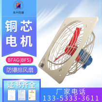 Factory direct sales factory ventilation explosion-proof exhaust fan BFAG-300 400 500 600 axial flow fan exhaust fan