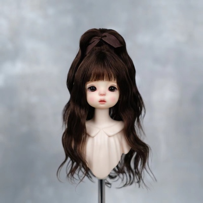 taobao agent [Awen] Awen BJD wig 6L 6L big six -point wig Russia combed horse -haired half -ponytail