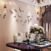 Youxue Creative Wall Decoration Home Wall Decoration Living Room Electroplated Fish Wall Decoration Wall Hanging Aisle Wall Pendant