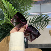 Net red retro sunglasses 2021 new trendy women big face thin seaside ins street shoot fashion polarized sun glasses
