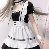 Maid outfit big brother long Lolita maid anime cute student dress Large size cos two yuan apron