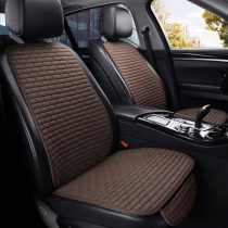 Car backrest linen car cushion spring and summer single seat back four seasons universal rear waist cushion by small waist