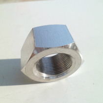 304 Stainless steel hexagon fine tooth nut Fine tooth nut Screw cap M52M56M60M64*2*3*4