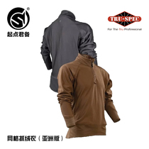 TRU-SPEC iron 24-7 series 1 4 zipper Asian version Grid Fleece guard clothes tactical warm outdoor