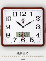Simple household quartz clock living room clock wall clock fashion personality mute electronic Nordic hanging wall watch