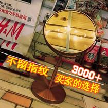 Makeup mirror desktop retro Princess HD glass double-sided mirror large student dormitory makeup mirror