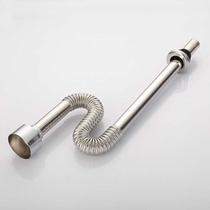 Wall-mounted urinal water pipe stainless steel urinal deodorant S-bending drain pipe wall hanging wall straight drain urine bucket accessories