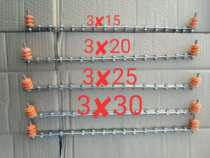 Network cabinet copper bar 19 inch standard copper bar 3X15X490 cabinet copper bar