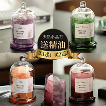 Aromatherapy expanded Stone spar aromatherapy indoor essential oil crystal ornaments durable bedroom fire-free fragrance incense