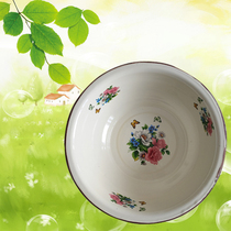 Nostalgic thickened imitation ceramic enamel basin and basin Vegetable wash basin Wash basin Childrens cartoon basin Baby laundry wash PP basin