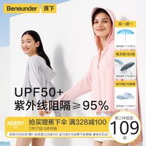 Banana under the flagship store shawl sunscreen clothing UV protection sunscreen clothing Outdoor sports coke under the wind coat Ultra-thin jacket