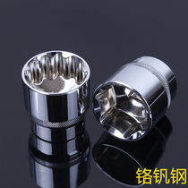 Dafei sleeve joint 12 5mm chromium vanadium steel 1 2 Dafei sleeve head Hexagonal sleeve head Chromium vanadium steel sleeve