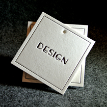 Tag custom-made collar label custom-made kapok paper high-grade tag custom-made free design nationwide