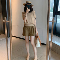 2021 new light cooked wind royal sister womens senior sense of light luxury high-definition thin professional two-piece suit spring and summer