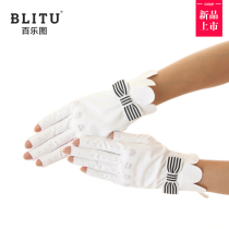 Counter golf ladies hands non-slip PU finger gloves summer autumn sports gloves magic gloves