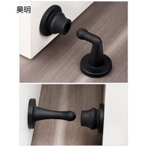 Door stopper door suction-free punch door rear anti-collision suction door holder toilet door top handle toilet glass door touch