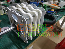 High-power three-layer disc permanent magnet coreless generator DIY low-speed wind hydraulic free energy research