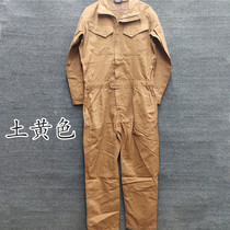 Foreign trade tail single jumpsuit cotton wide brace thick fashion casual tide suit auto repair wear-resistant labor protection for men and women