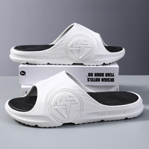 Slippers Mens Wave Summer Outside wearing a shit sensation anti-slip thick Bottom Deodorant Basketball Casual Tide Movement for Men