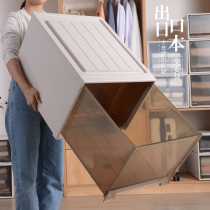 Storage box Drawer type plastic household toys Clothes finishing box Storage storage cabinet Wardrobe multi-layer storage box