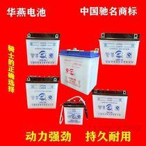 Huayan motorcycle lead-acid battery 12V9A 12V7A 12V5A 6V4A suitable for two-wheel three-wheeled motorcycle
